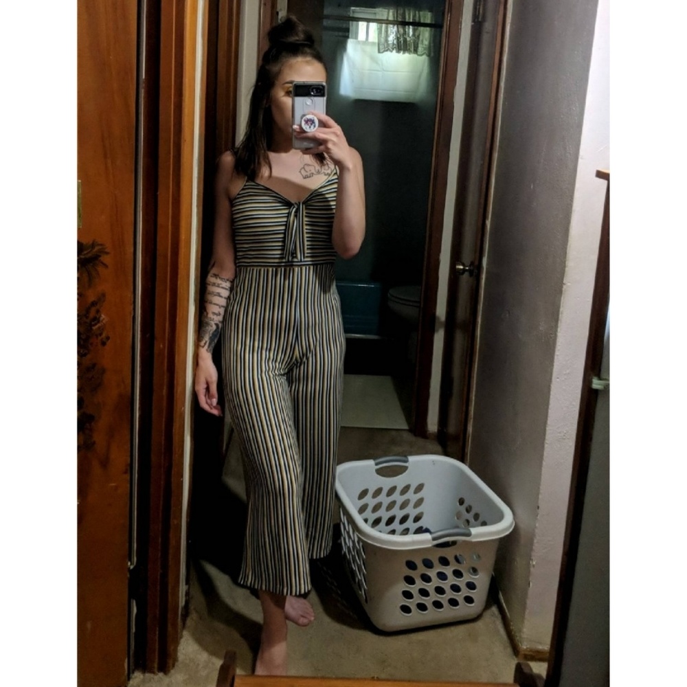 Striped Cami Jumpsuit